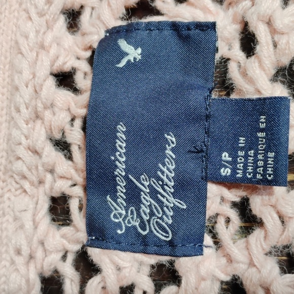 American Eagle crotchet pink top - Picture 11 of 13